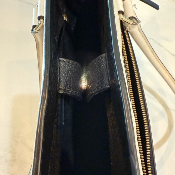 Kate Spade Grove Street Maeve Black and Cream Structured Tote - Picture 9 of 16